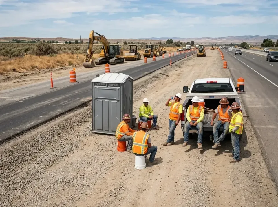 highway-road-construction-crew-007 — frequently asked questions, Porta Potty and Restroom Rentals in Valley Center, KS